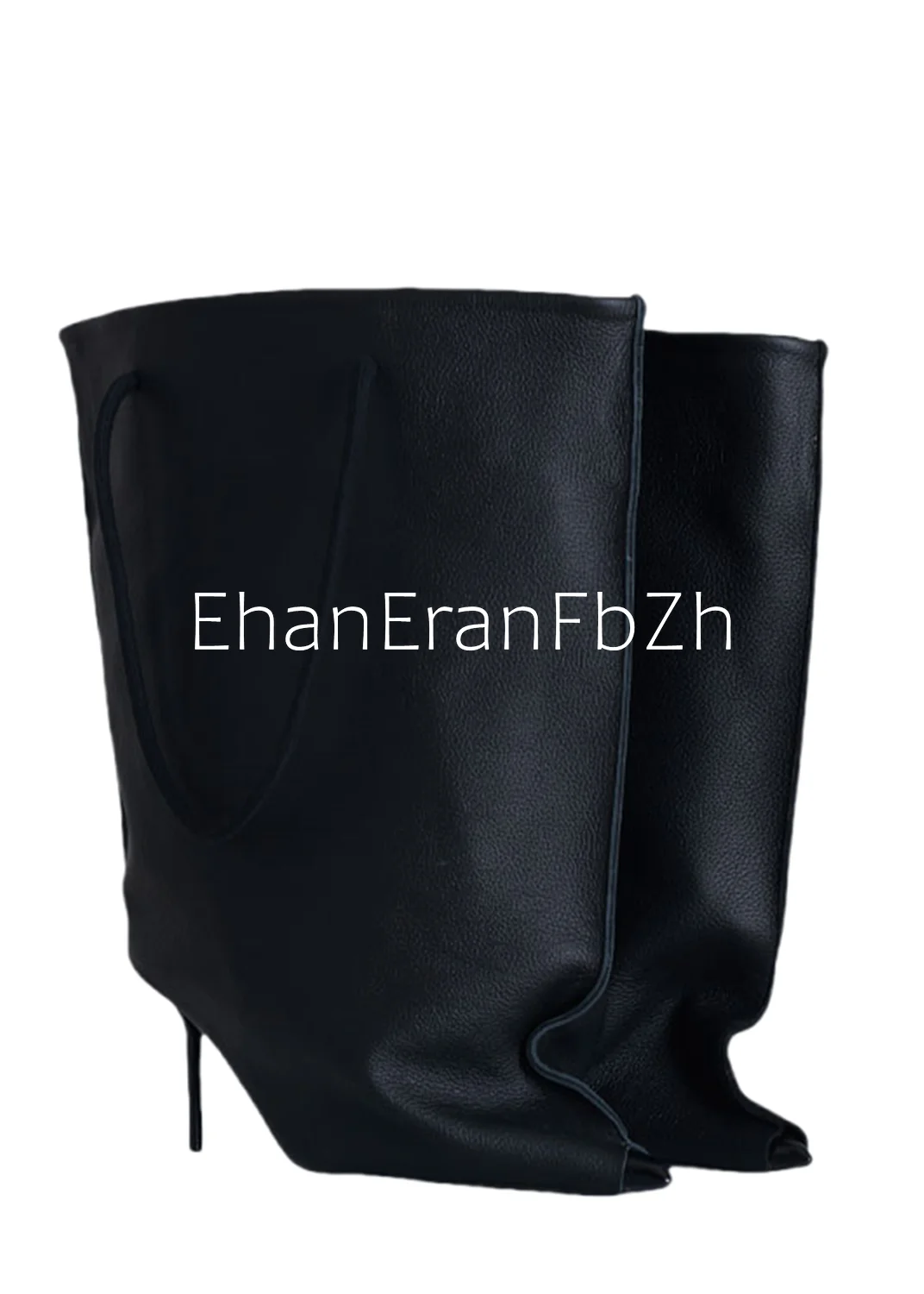 Women's New Pocket Design Loose Wide Leg Version Women's Short Boots Pointed High Heels Fashion Show Party 34-43 Women's Boots
