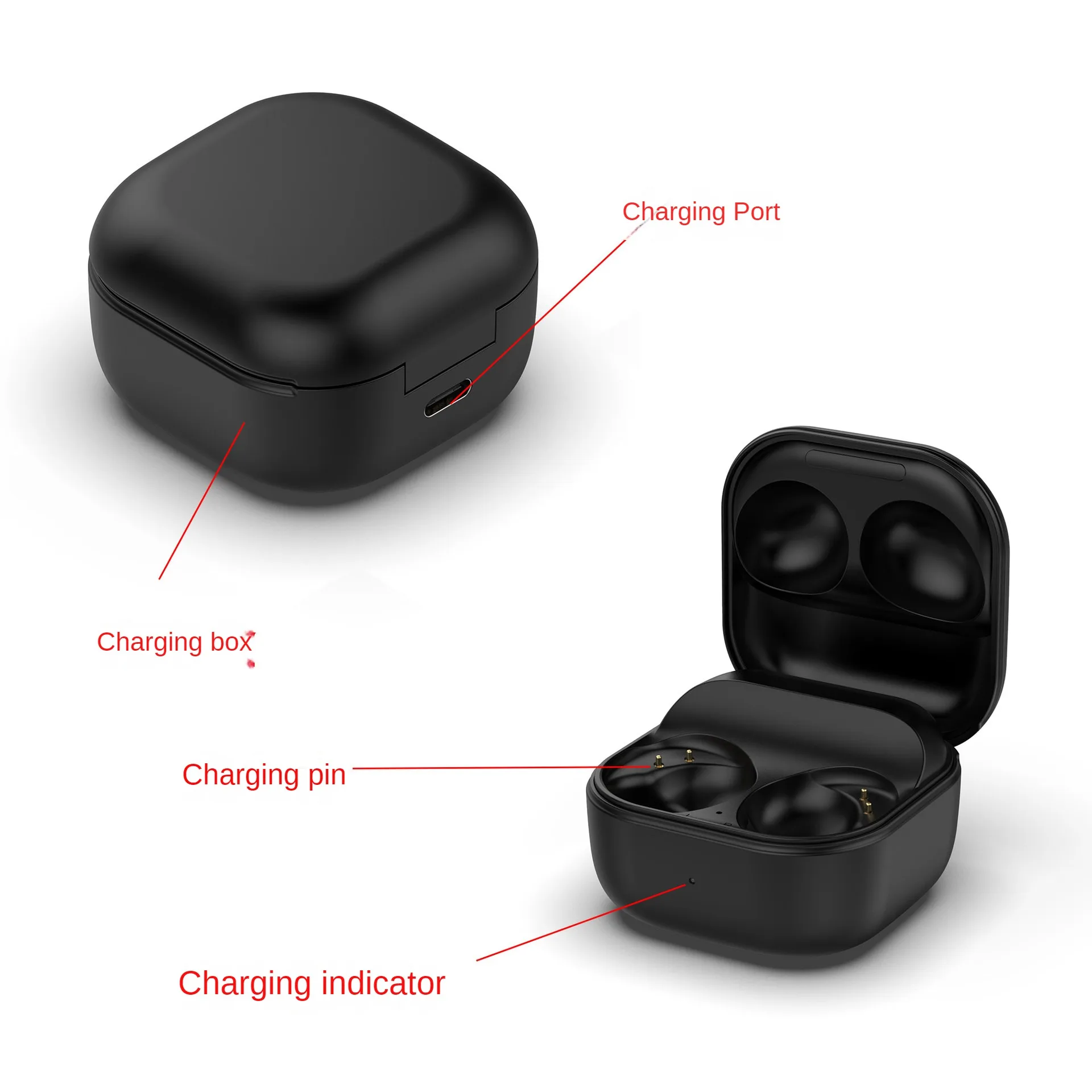 Applicable to Samsung Galaxy buds2 pro Bluetooth headset charging warehouse SM-R510 travel storage charging case