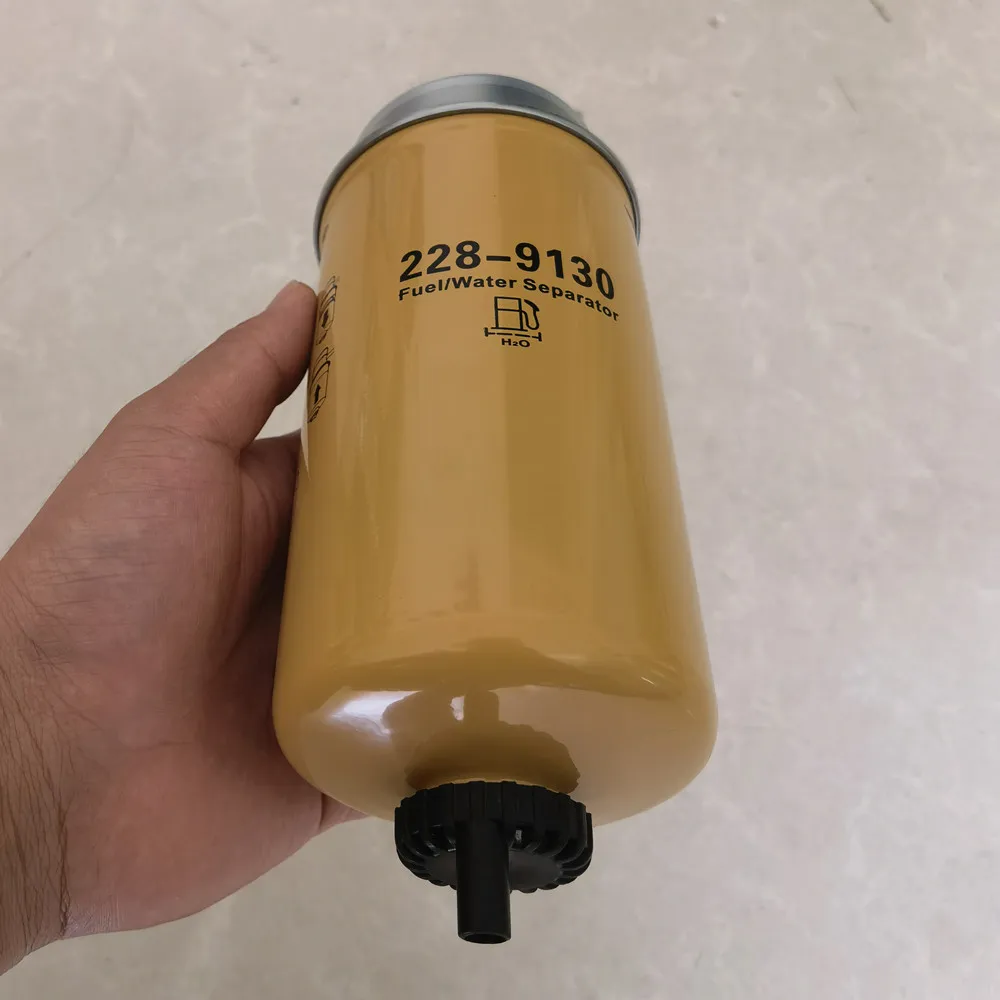 Fuel Filter 228-9130 P551433 For CAT Fuel Water Separator Filter Element Fittings Excavator