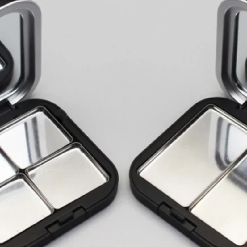 لوحة ظلال عيون فارغة، طبق تخزين مكياج العيون للنساء والفتيات، أدوات صندوق تخزين ظلال العيون المبتدئين #1