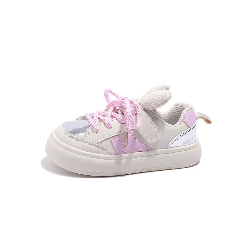 Primavera nuova moda bambino sneaker simpatico piccolo coniglio scarpe semplici da ragazza fondo morbido leggero comfort scarpa casual Tenis De Mujer