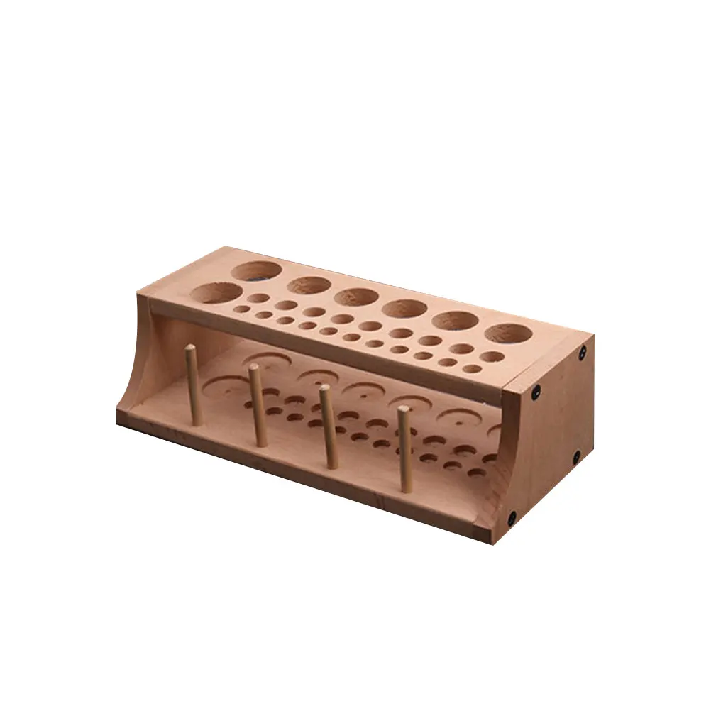 

Tool Storage Box Wooden Organiser Rack Durable Multi Purpose Bench Stand Holder For Home Studio Sewing Accessories Craft