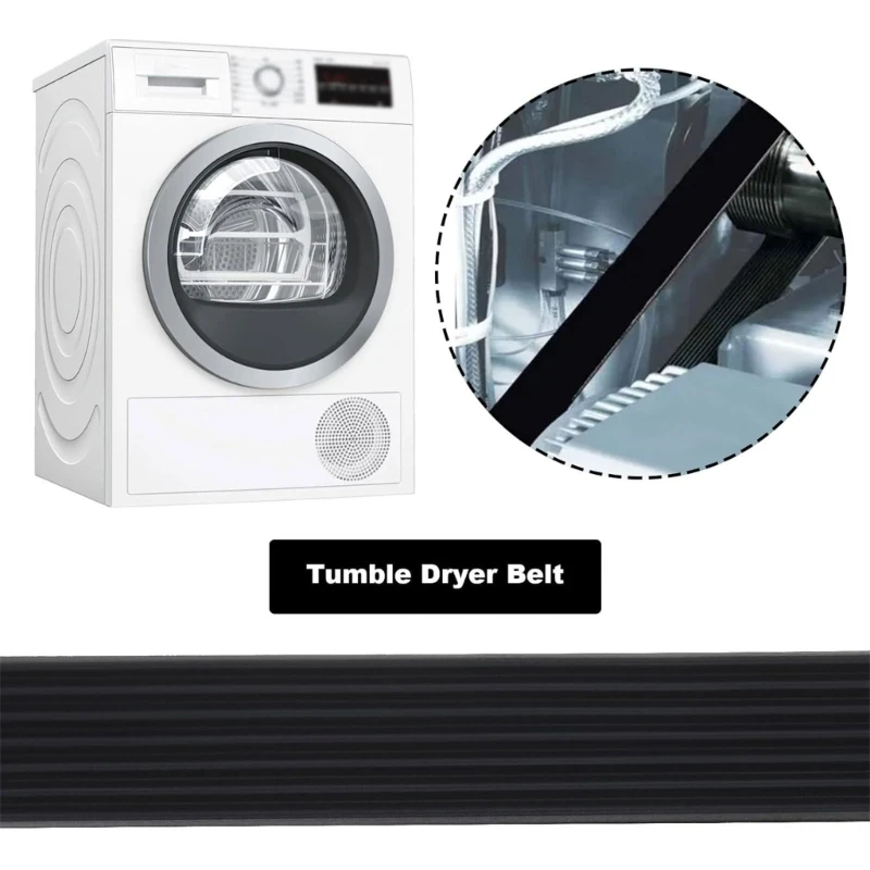 Household Repair Part Tumble Dryer Belt Drum Belt Washing Machine Belt Convenient Replacement Belt Rubber Dropship