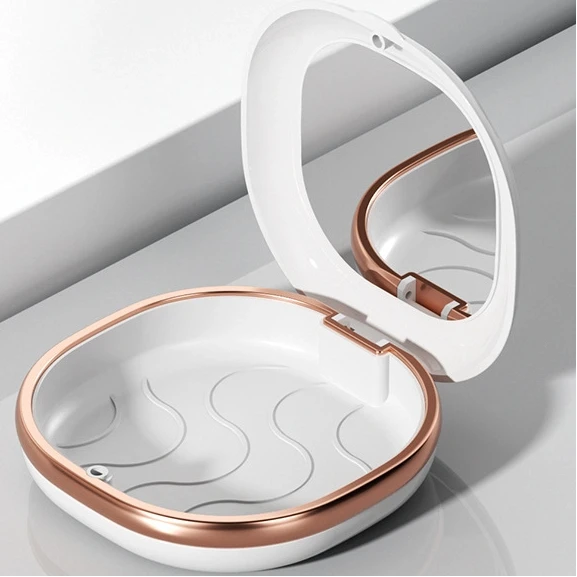 للأسنان السفر كاذبة أسنان صناديق 1 قطعة الأقواس حالة الأسنان التجنيب صندوق حالة المغناطيسي أليجنر حامي الفم الحاويات