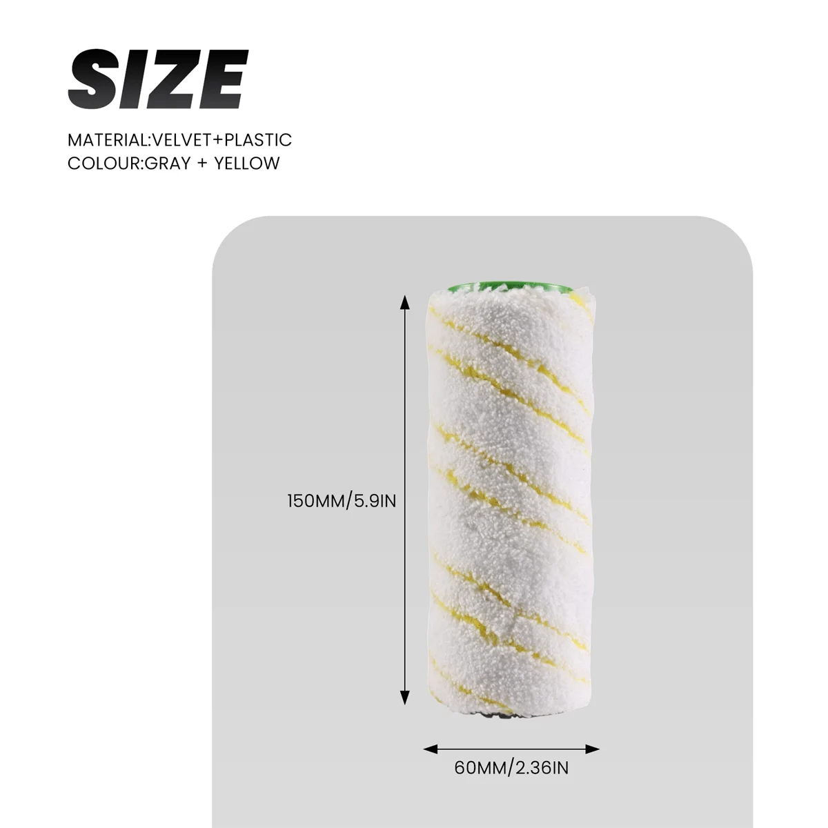 New 8 Piece Set of Rollers for Karcher FC7 FC5 FC3 FC3D Electric Floor Cleaner 2.055-007.0 / 2.055-006.0