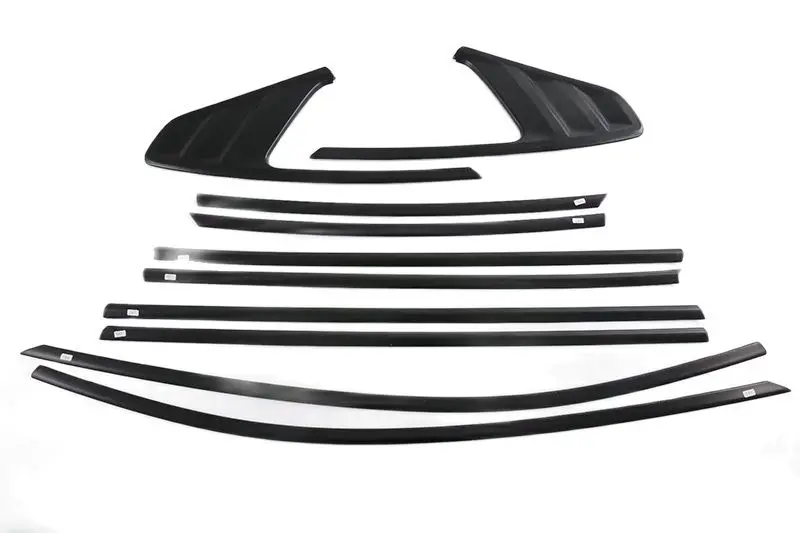 For BYD Han Ev Dm 2022 2023 Car Accessories Piano Black Body Styling Stick Window Garnish Strip Trim