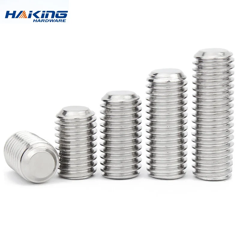 

2/50pcs hex socket set screw cup point stainless steel m2 m3 m4 m5 m6 m8 m10 headless hexagon socket grub screw DIN916