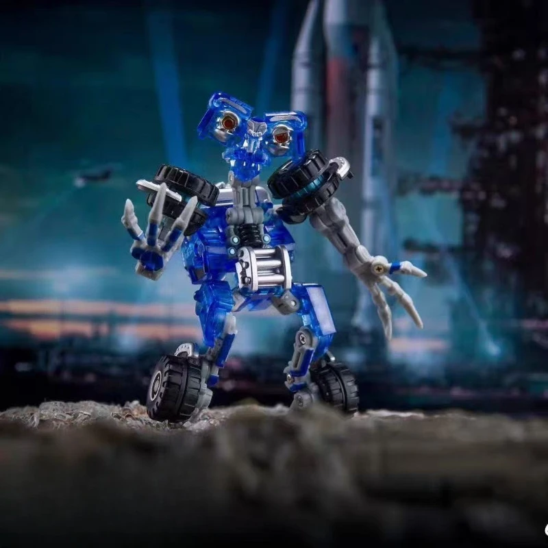 

Трансформированная игрушка MC-03T MC03T, маленькая пропорция, прозрачный монстр, синяя версия, колесо Crazy Doctor, оригинальная коробка, коллекция, подарок