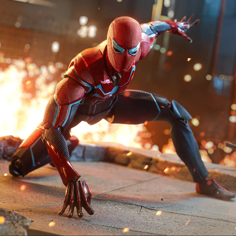 zd-toys-marvel-spider-man-velocity-suit-1-10-action-figure-rapid-suit-articulated-joints-collectible-model-for-marvel-fans