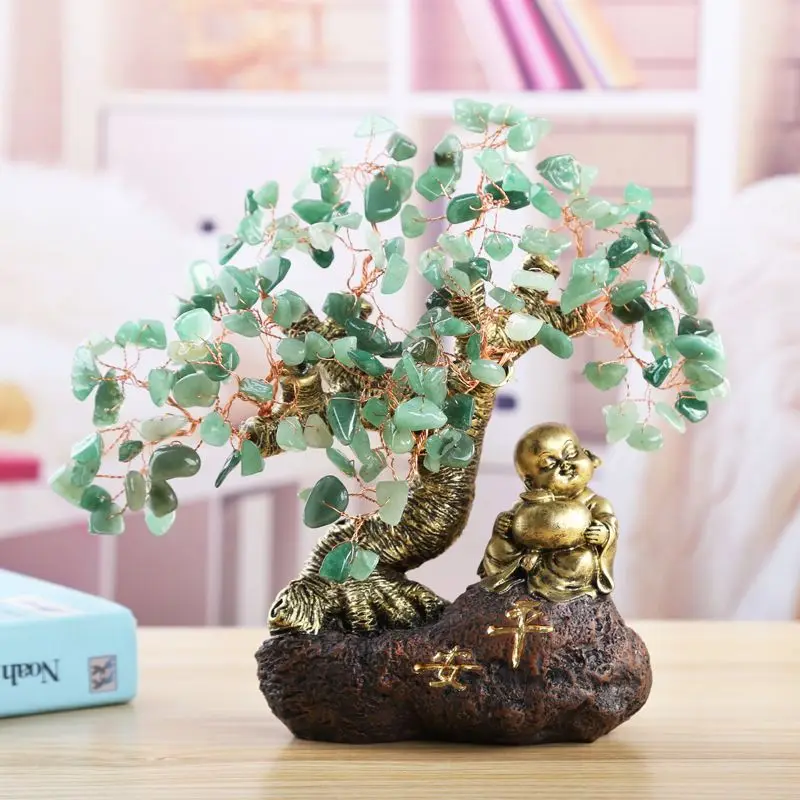stones and crystals citrine quartz crystal gem money tree for holiday gift money wealth bay