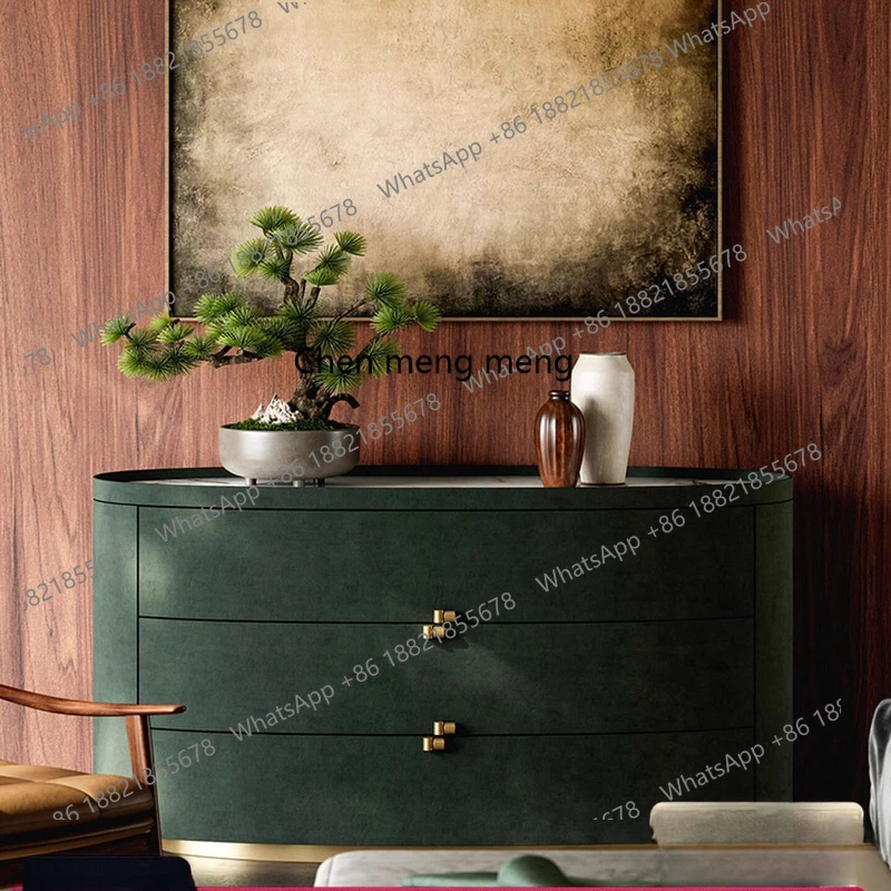 

Italian light luxury chest, living room dining side cabinet, modern simple entrance, bedroom storage locker