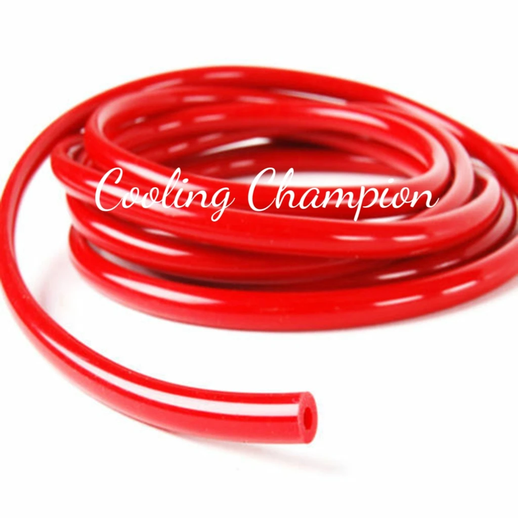 Blue/Red/Black ID 3mm 4mm 5mm 6mm Car Vacuum Silicone Hose Auto Racing Intercooler Line Pipe Tube 3 Meter Water Air Coolant Hose