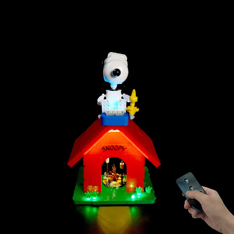 LED Light Kit For LEGO 21368 Peanuts: Snoopy's Doghouse Lamp DIY Toys Gift (Not Include Building Blocks Bricks Kits Sets Model)