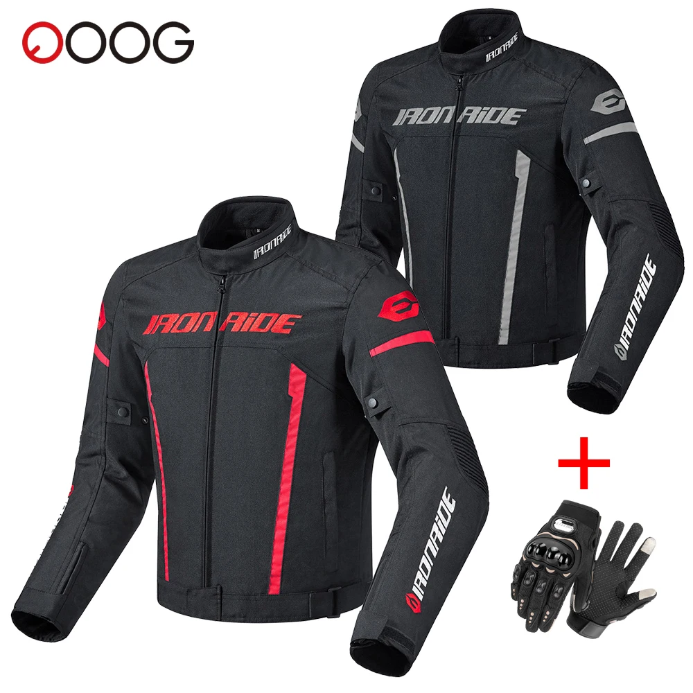

Men's Motorcycle Jackets Wear-Resistant Anti-Fall Motorbike Riding Racing Clothing Motocross Jackets With 5pcs Protector M-3XL