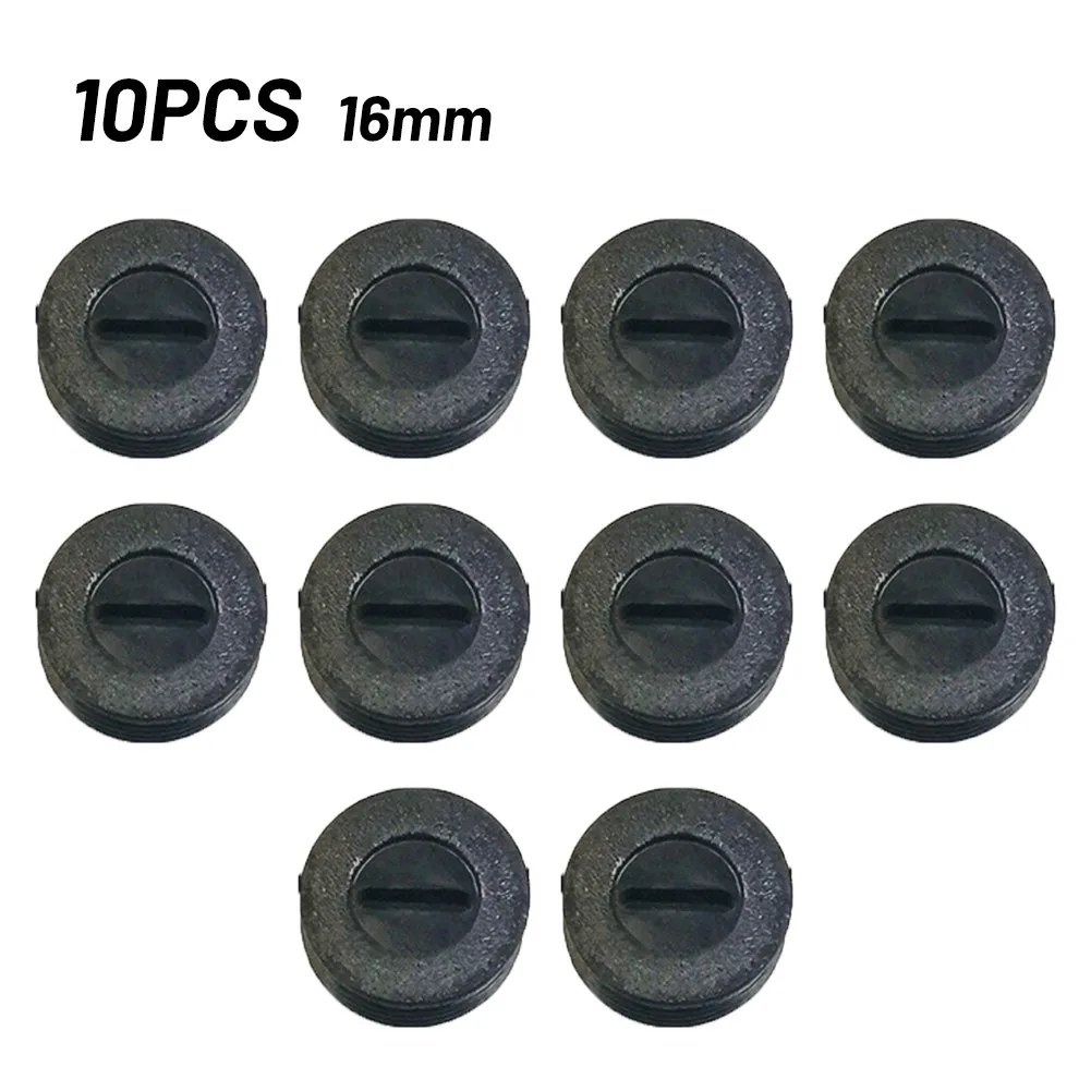 10 unidades de capa de plástico para escova de carvão, 16, 17, 18, 20 mm, para furadeira elétrica, esmerilhadeira angular, polidora, serra, máquina de