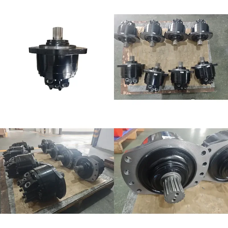 for Poclain MS05 MSE05 Cast Iron Piston Hydraulic Motor 350 Bar Pressure 0-200 RPM For Agricultural Machinery