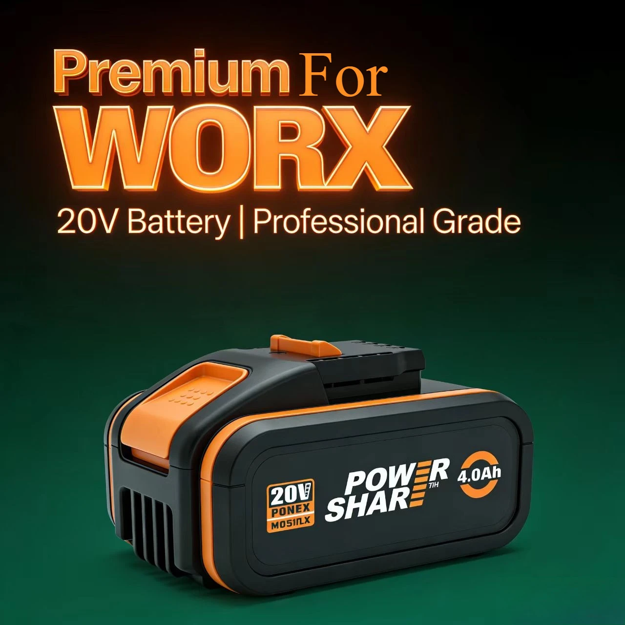 

New Manufactured By OEM Li-ion Battery for Worx 20V 4.0/6.0/8.0Ah Long Runtime WA3551.1 WA3553 WA3641 WX373 WX390 Electric Tool