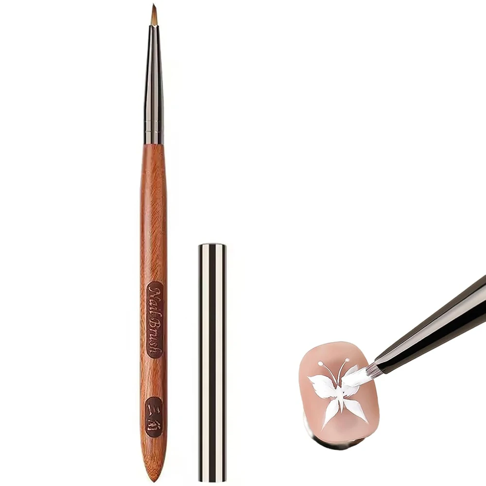 Nail Brush for Drawing 3D Pattern Precision Triangular Nail Brush for Quick Paint Flower Professional DIY Manicure Acrylic Pen