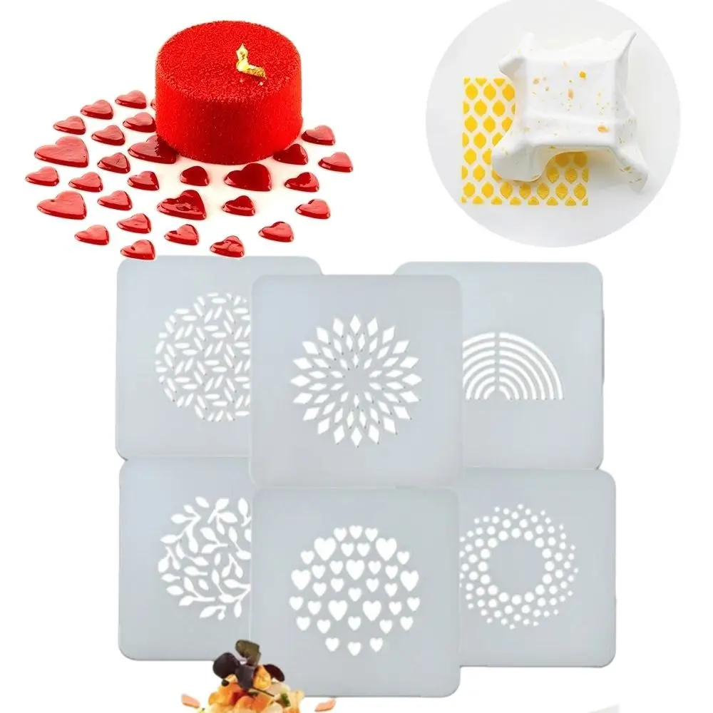 Non Stick Bakery Printing Mold Hand Washable Easy Release Silicone Cake Decorating Plate Manual Unmolding DIY