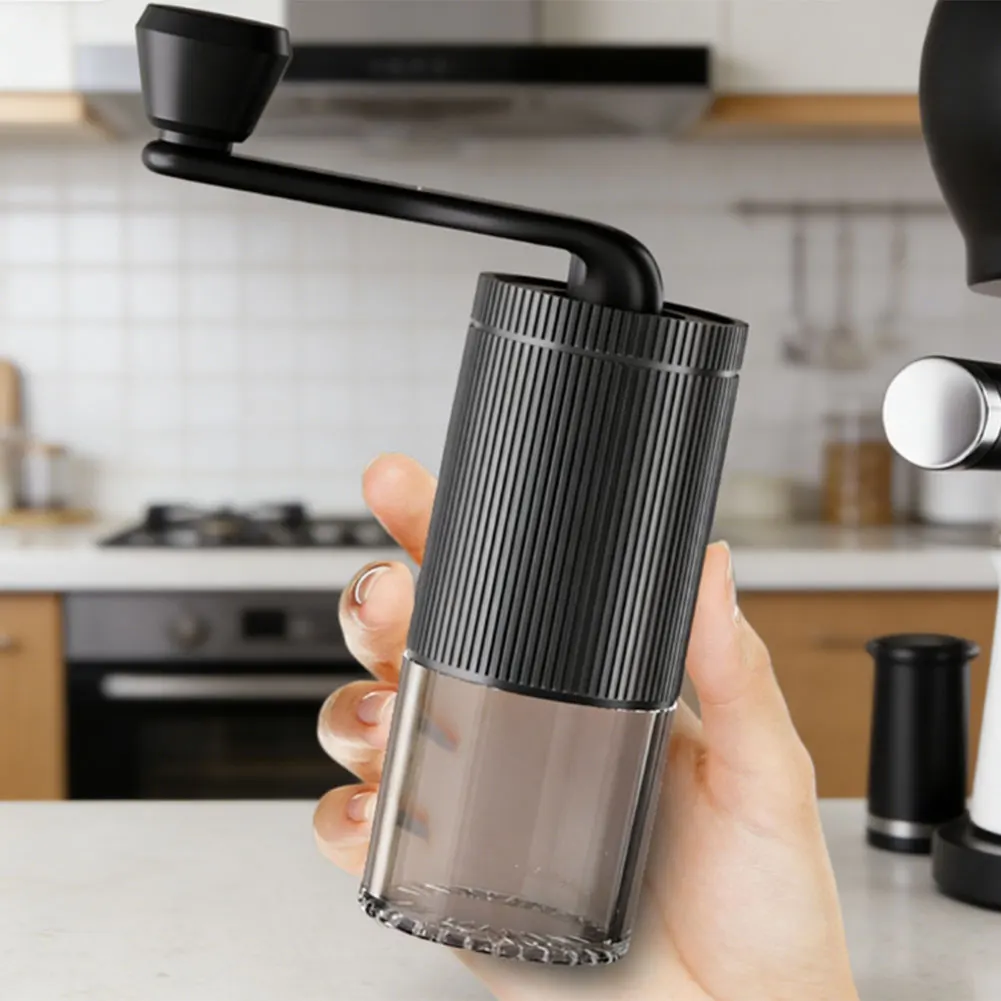 Manual Coffee Grinder Hand Cranked Coffee Grinder Grinding-Long-lasting Manual Burr Coffee Bean Grinding Kitchen Tools