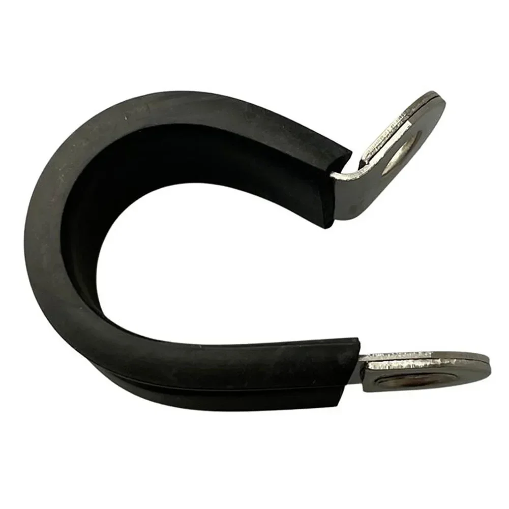 10 stuks roestvrij staal rubber gevoerde P clips slang klem kabel montage clip 13mm 19mm 22mm 24mm 26mm 32mm Home Hardware
