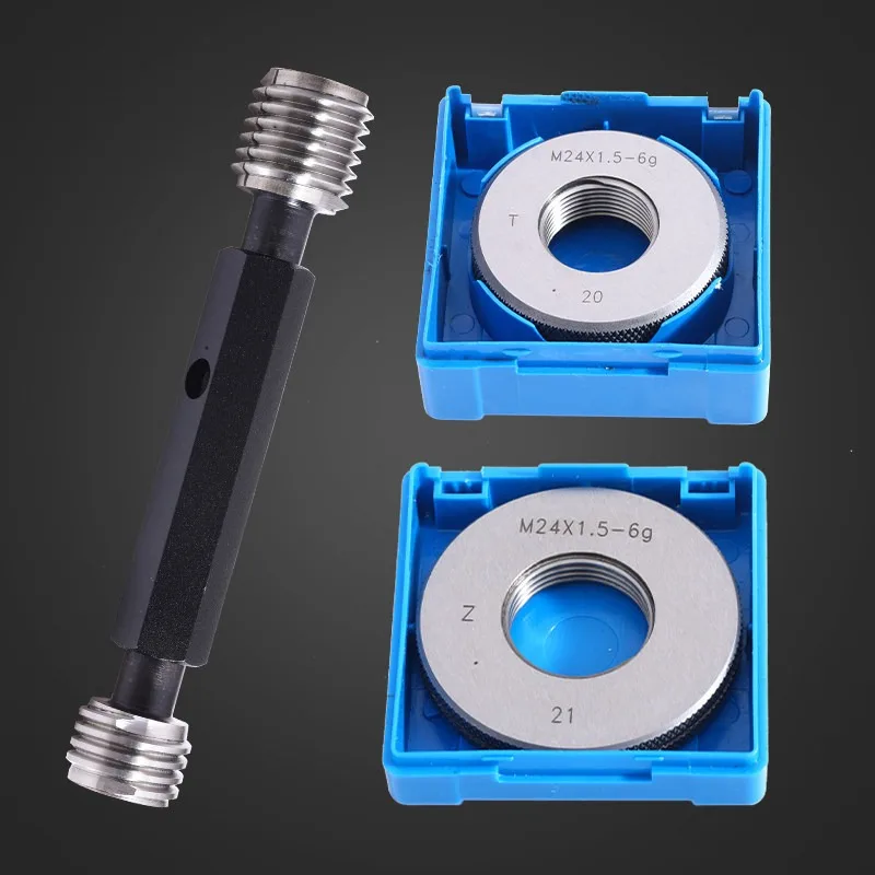 (1PCS) Thread gauge, plug gauge, ring gauge M17 M18 M20 M22 M24/3/2/1.5/1 * 0.75