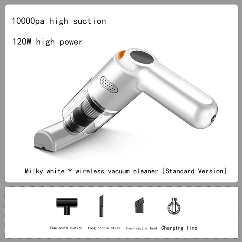 Car Vacuum Cleaner Cordless Portable Handheld Vacuum Cleaner 10000Pa Wireless Vacuum Cleaner Wet And Dry 120W