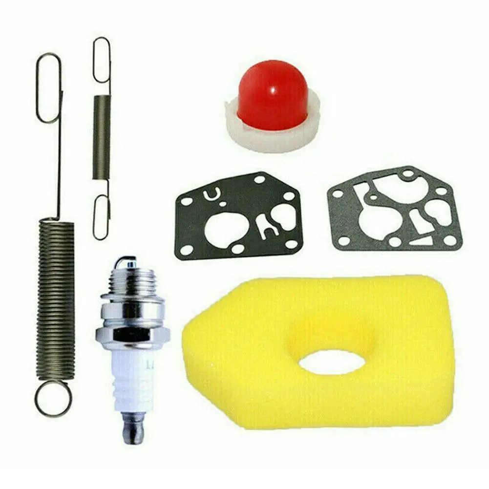 Lawn Mower Service Kit 698369 Air Filter Suitable for Briggs & Stratton Classic and Sprint Engines Carburetor Gasket Kit