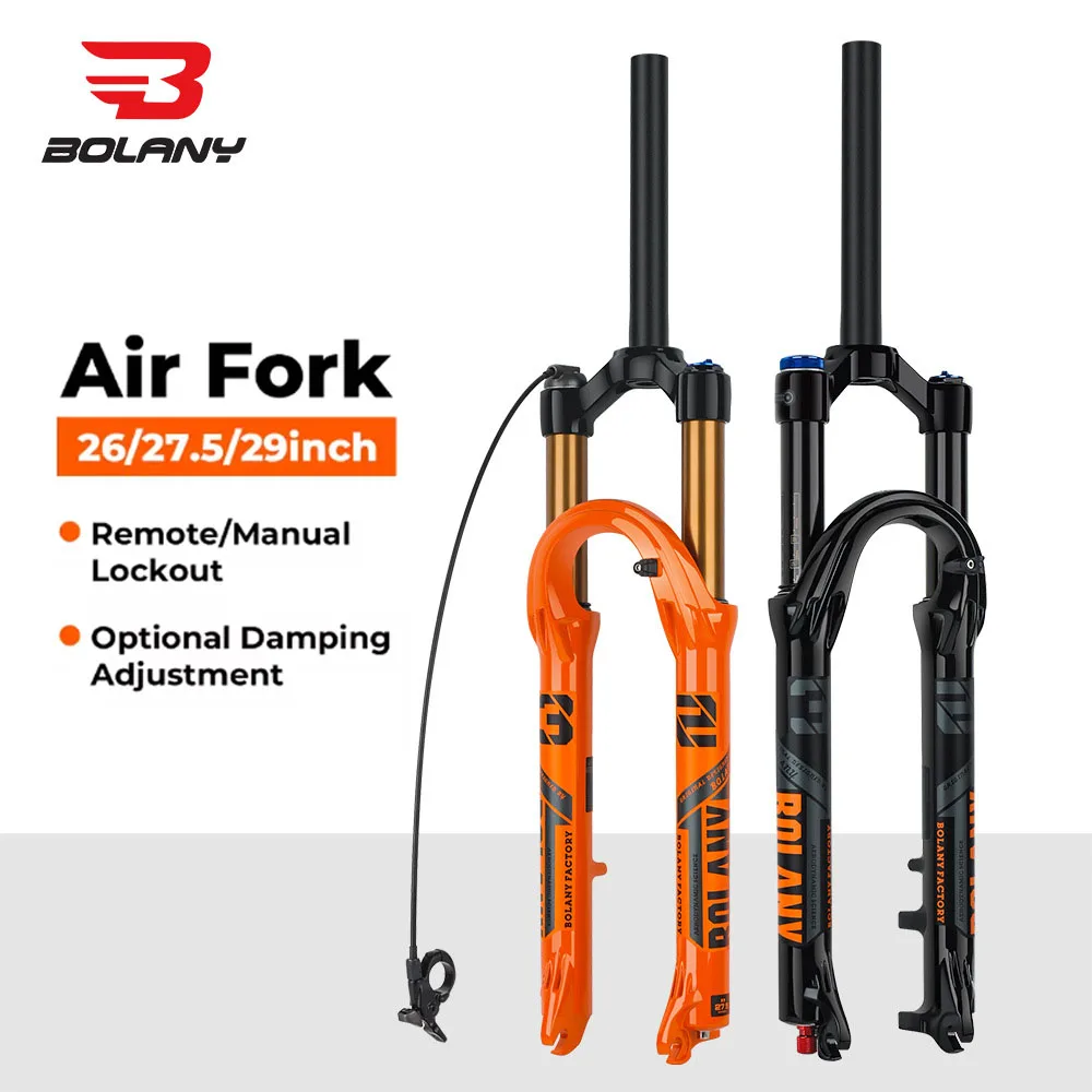 

Вилка BOLANY MTB 32 мм 120 мм с двойным замком для воздуха/масла, 26-29 дюймов, магниевый сплав