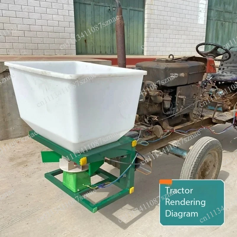 

Versatile 12V-48V Electric Fertilizer Spreader for Tractors, Front or Rear Mounted 150-350W for Light Trucks and Pickups