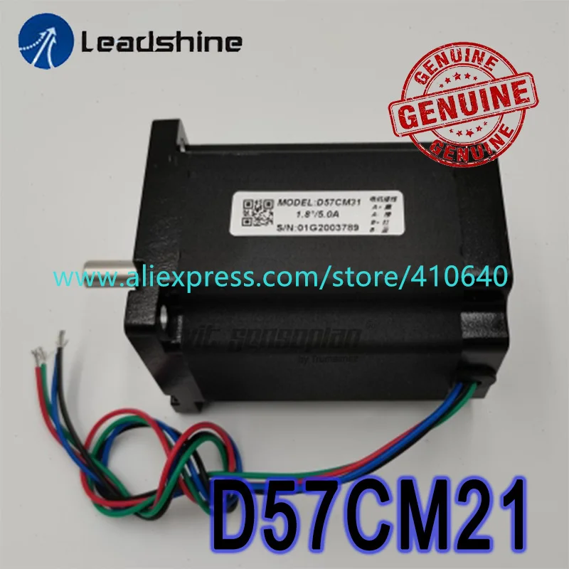 

Genuine Leadshine D57CM21 Bigger NEMA 23 Step Motor 2.1 N.m Torque 6 A 67m Length for CNC Routher Laser Engraving Equipment