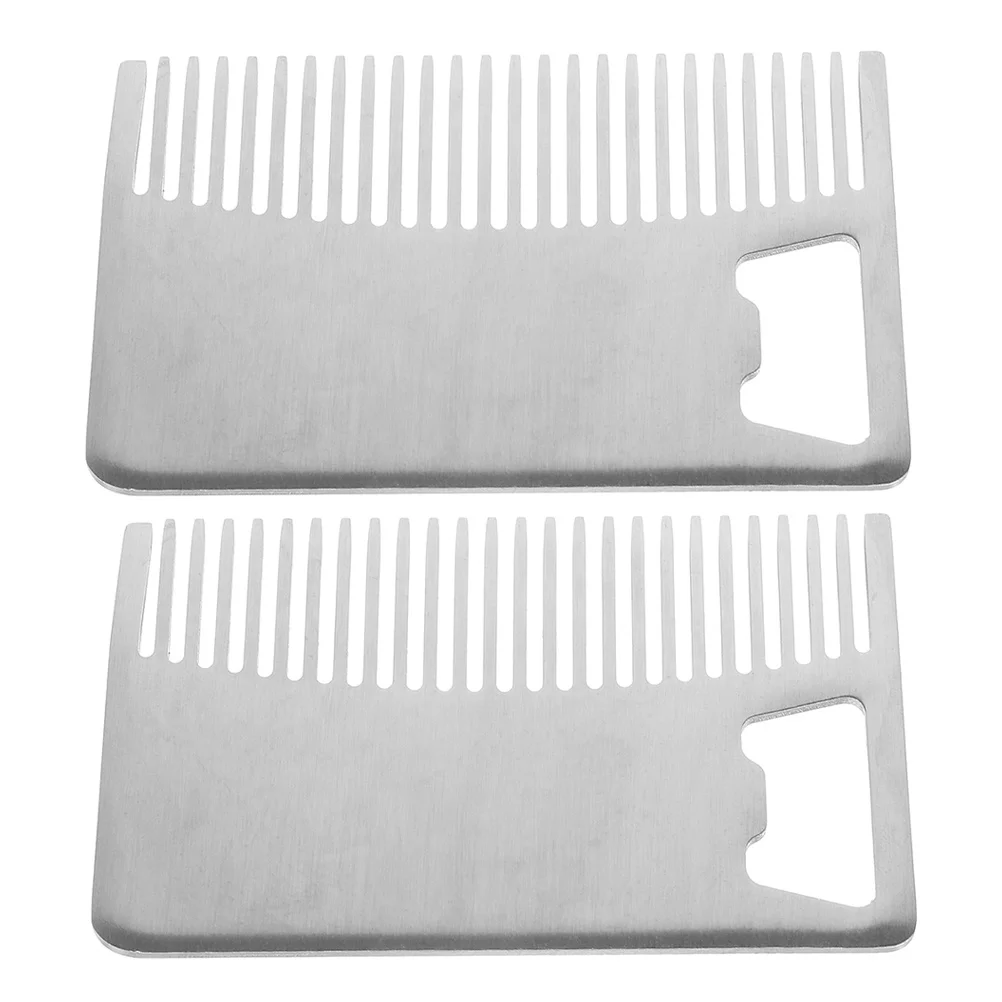 расческа из нержавеющей стали для мужчин