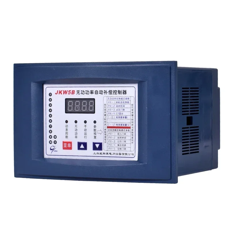 JKW5B Reactive power automatic compensation controller 4 6 8 10 12 loop 220 380V Shanghai Wisconsin