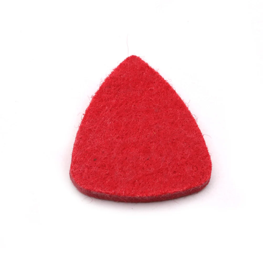 

16Pcs Wool Guitar Pick Felt Material Provides Softer Sound Ideal Replacement for Damaged Picks Portable Light Picks for Guitar