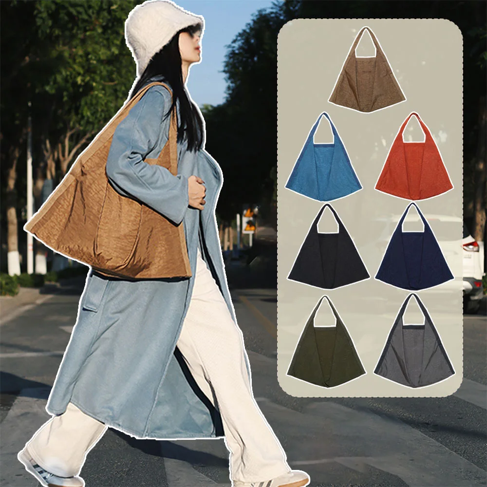 

Korean Style Tote Bag, Casual Large Capacity Shoulder Bag with Multi-Color Options Perfect for Daily Commute, and Everyday Use