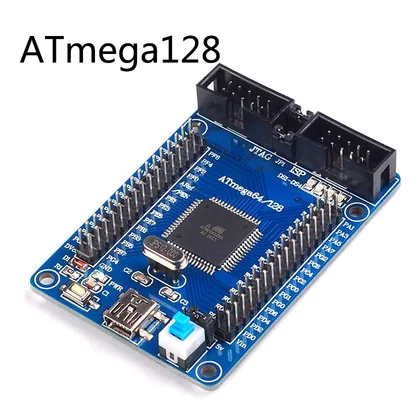 AVR development board ATmega8 ATmega16 ATmega32 ATmega128A-AU 168 development board learning board minimum system core board