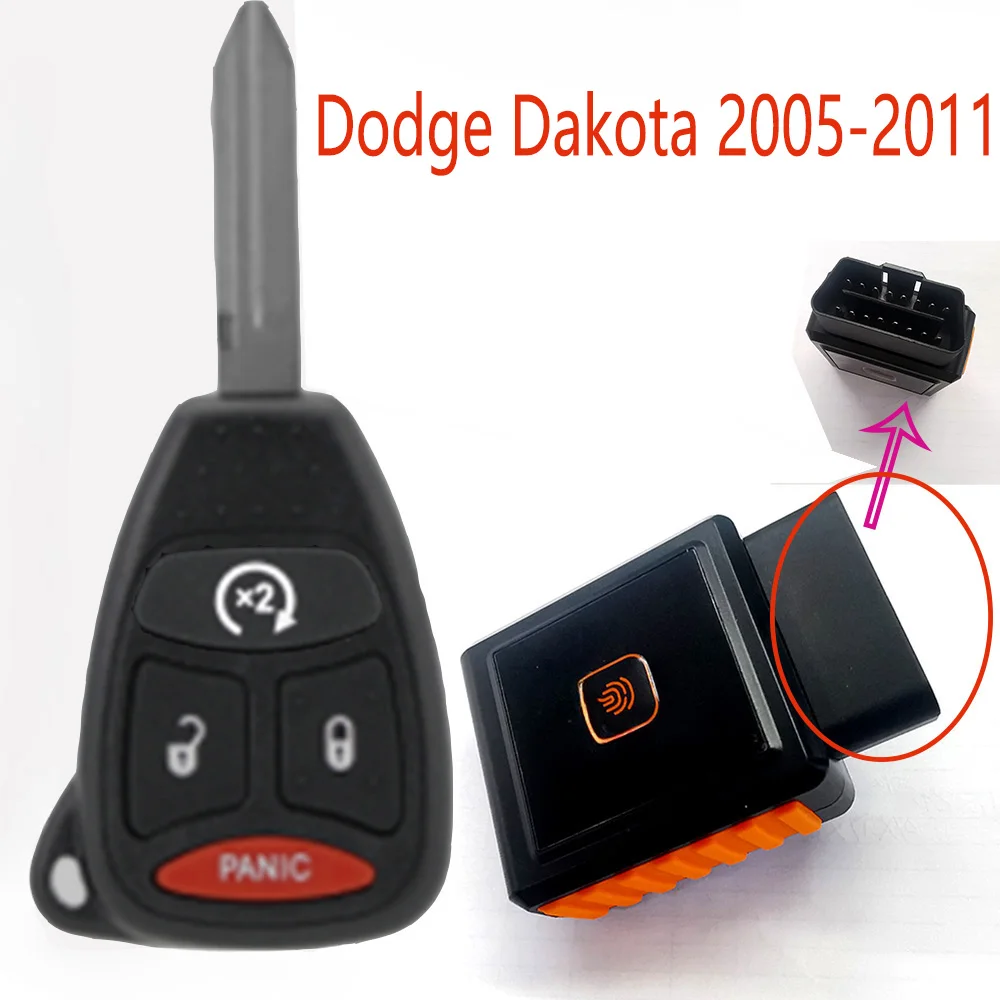 

KOBDT04A OBD Key Programmer 4 Buttons 315 MHz Keyless For Dodge Dakota 2005-2011