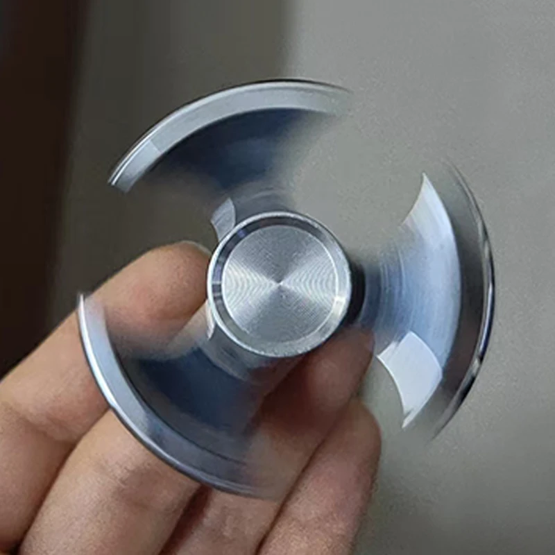 Fidget Spinner Stainless Steel EDC ADHD Anxiety Stress Reliever Toys Cool Stuff Gadgets Exquisite Gifts For Adults Teens Boys