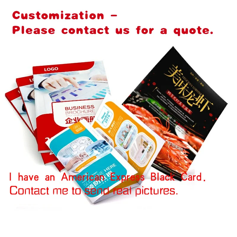 

custom.Custom Size Design 157/200/250gsm Paper Printing Flyers Pamphlet Folded Booklet Printing With Personal
