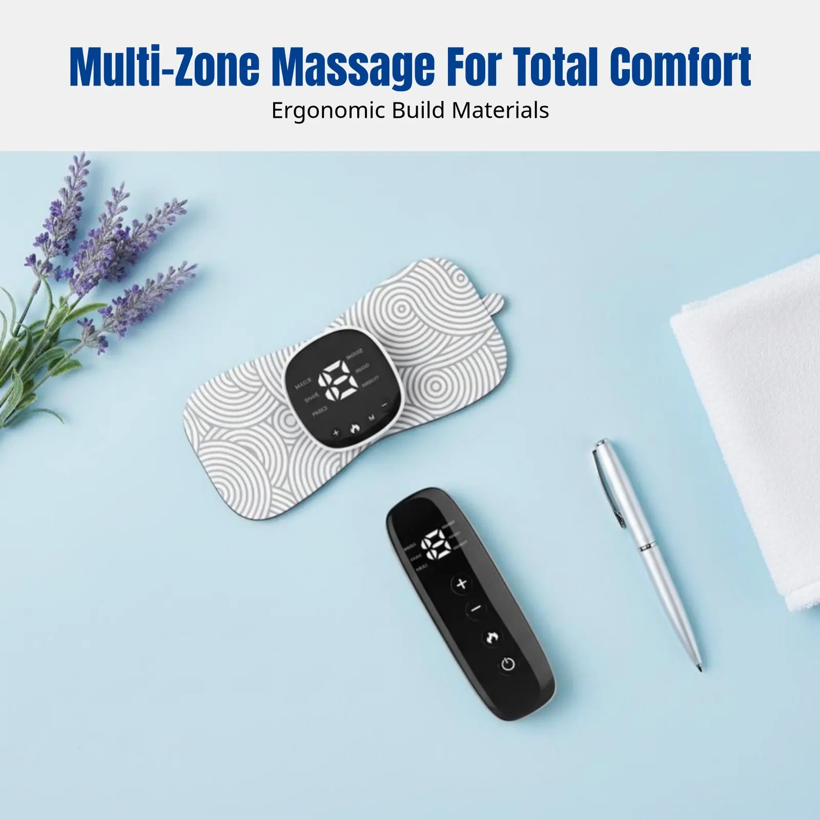 

Миостимулятор EMS, портативный массажный коврик с подогревом для шеи и плеч, низкоимпульсный, интеллектуальный, многорежимный, перезаряжаемый