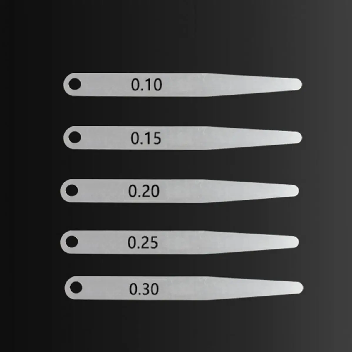 2Pcs เมตริกความหนา Feeler Gauge 0.05-0.30Mm Gap เครื่องมือวัดความหนาสำหรับความกว้างช่องว่าง