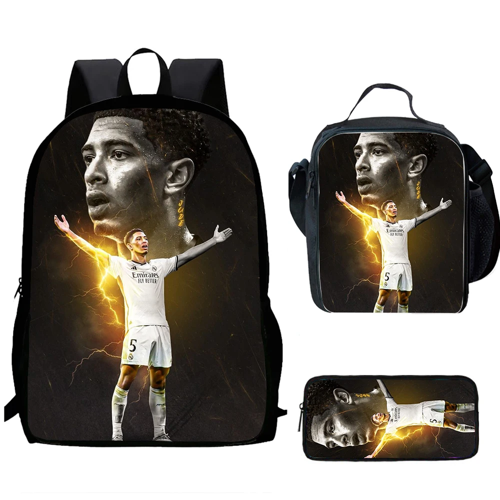 3pcs-b-bellingham-football-print-child-school-backpack-with-lunch-bags-pencil-bags-forlight-weight-child-school-bags
