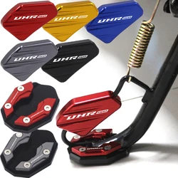 For HAOJUE UHR150 UHR125 UHR 50 UHR 125 CNC Aluminium Side Stand Enlargr Plate Kickstand Extension Motorcycle Accessories
