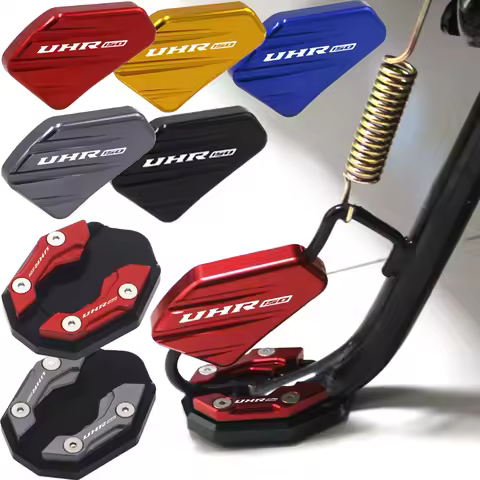 For HAOJUE UHR150 UHR125 UHR 50 UHR 125 CNC Aluminium Side Stand Enlargr Plate Kickstand Extension Motorcycle Accessories