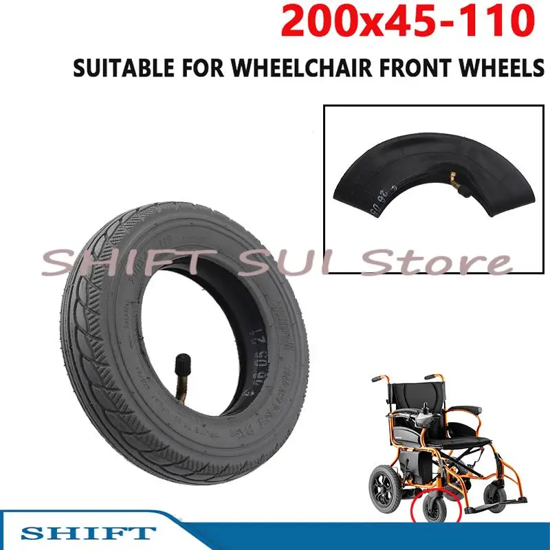 

8-inch 200x45-110 inner and outer tires suitable for baby strollers 8X1 1/4Etwow electric scooter tire accessories