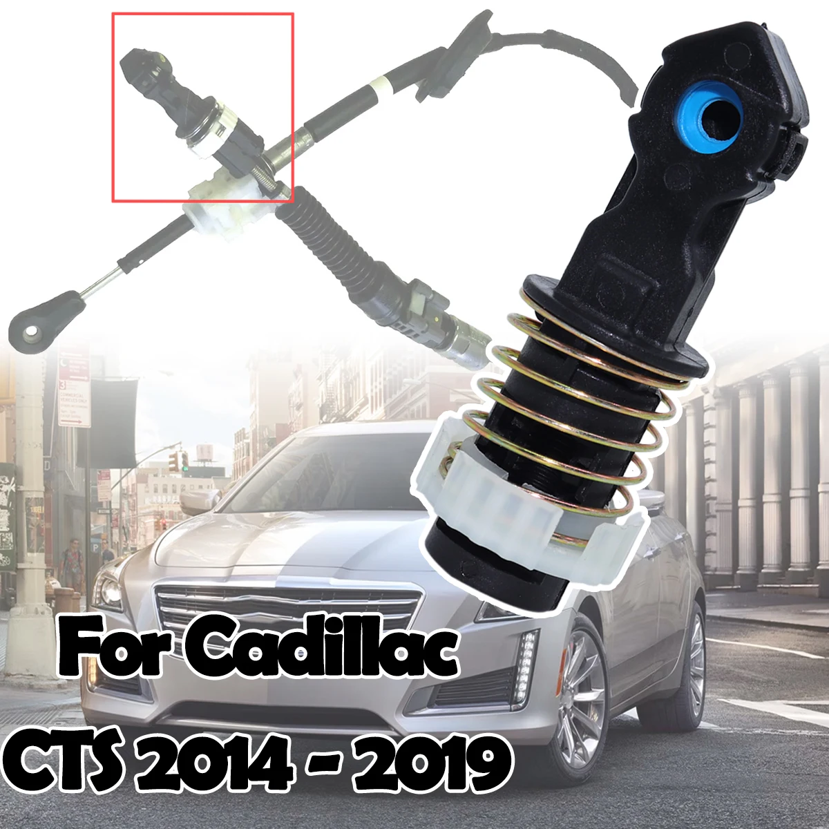 

Automatic Transmission Range Selector Lever Cable Gearbox Linkage End Adjuster Connector For Cadillac CTS 2014 2015 - 2019 ATS