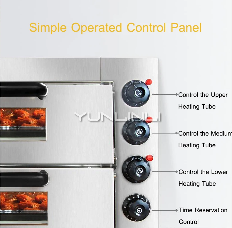 Commercial Electric Oven Double-layer Horizontal Baking Oven Commercial Electric Baking Equipment Appliances For Kitchen