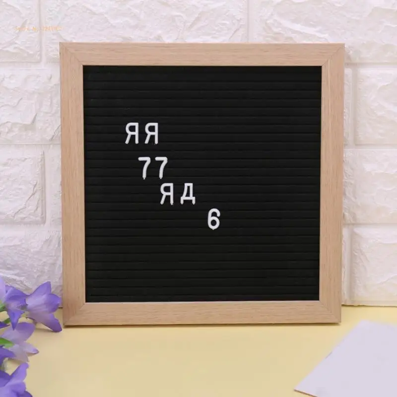 2 pcs Changeable Letter Board Practical Russian Alphabets Office Decoration for Birthdays Weddings Private Parties Gift Dropship