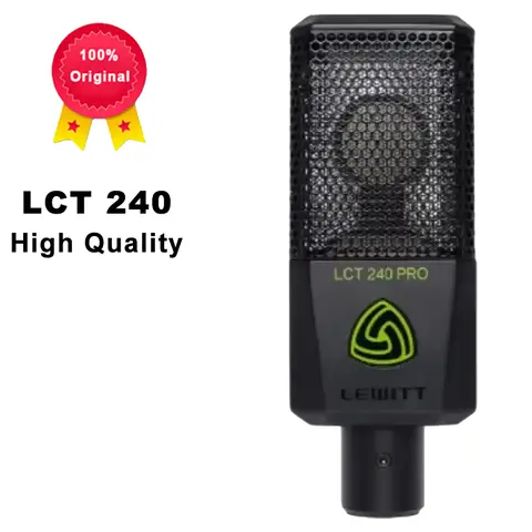 LCT 240 Condenser Microphone with High-Perfomance Capsule Vocals Podcasts Streaming and Instruments For Stage Recording