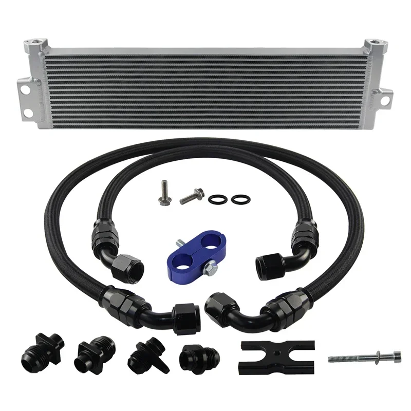 Oil Cooler Nylon Braided Kit Performance Fit For BMW M3 M4 M2 S55 F80 F82 F83 F87 F8X 15-20